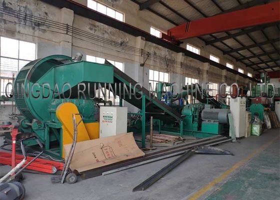 1000kg/h afvalband Rubber het Poederproductielijn van de Recyclingsmachine