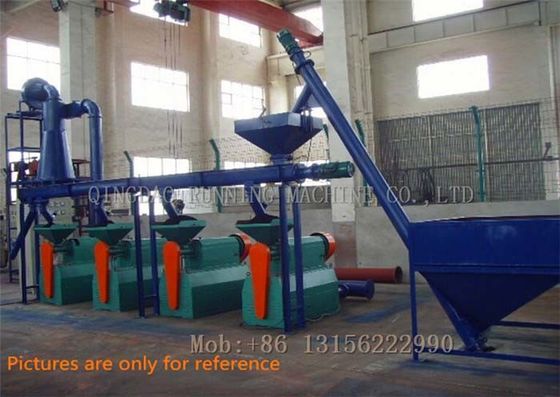 3 - 6T/H machines voor recycling van afvalbanden met aandrijfmotor