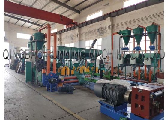 1000kg/h afvalband Rubber het Poederproductielijn van de Recyclingsmachine