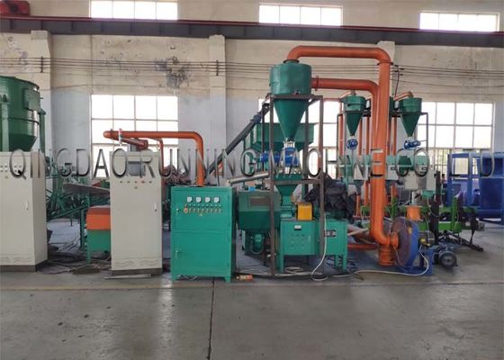 1000kg/h afvalband Rubber het Poederproductielijn van de Recyclingsmachine