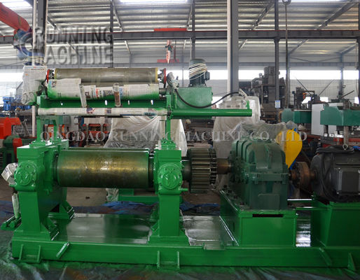Walzenmühle des Antriebsmotor-55kw des Laborzwei öffnen Art mischende Gummiausrüstung