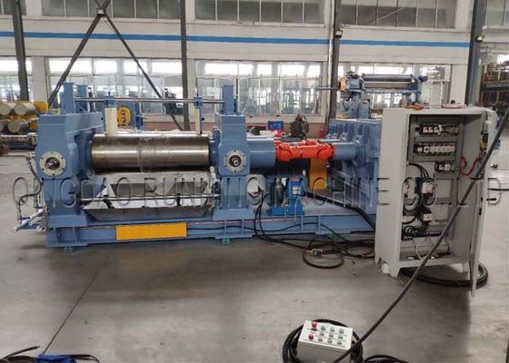 O motor de borracha da máquina 37kw do moinho de mistura de Indsutrial que conduz dois refrigerou o rolo do ferro fundido