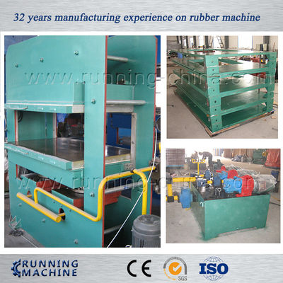 Plc-Spalten-Fahrstraße Mats Rubber Vulcanizing Equipment