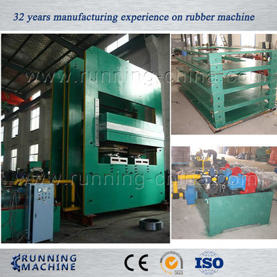 Plc-Spalten-Fahrstraße Mats Rubber Vulcanizing Equipment