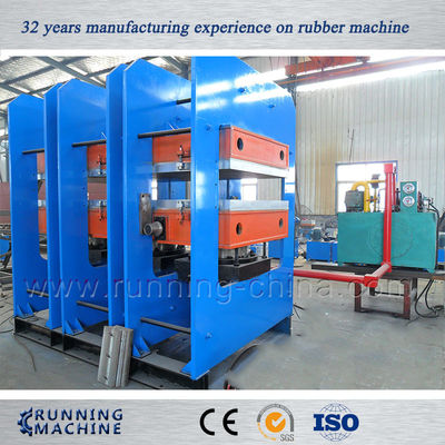 Machine de vulcanisation en caoutchouc de presse du plat 8KW hydraulique