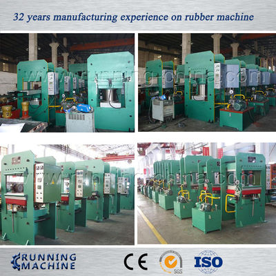 Machine de vulcanisation en caoutchouc de presse du plat 8KW hydraulique