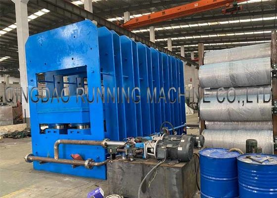Einlagige Förderband-hydraulische Vulkanisierungspresse-Maschine 1600mm * 6000mm