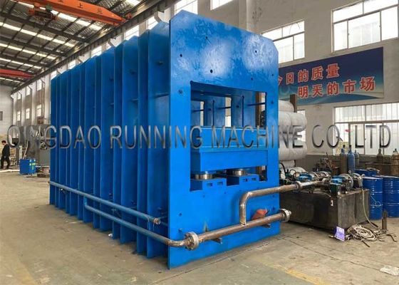 Einlagige Förderband-hydraulische Vulkanisierungspresse-Maschine 1600mm * 6000mm