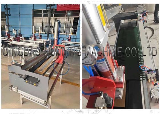 Halb automatisches Finger-Schneidemaschine-einfaches des PVC-Förderband-V bearbeitet