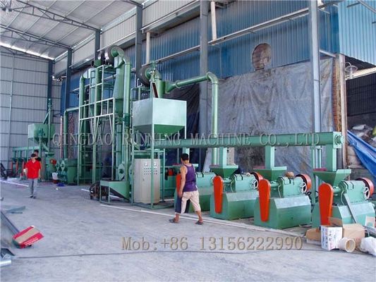 Μηχανή σκόνης ελαστικού ελαστικού 1~3 TPH Χωρίς ρύπανση Υψηλή ασφάλεια